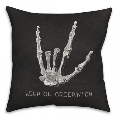 Keep on Creepin On 18x18 Spun Poly Pillow
