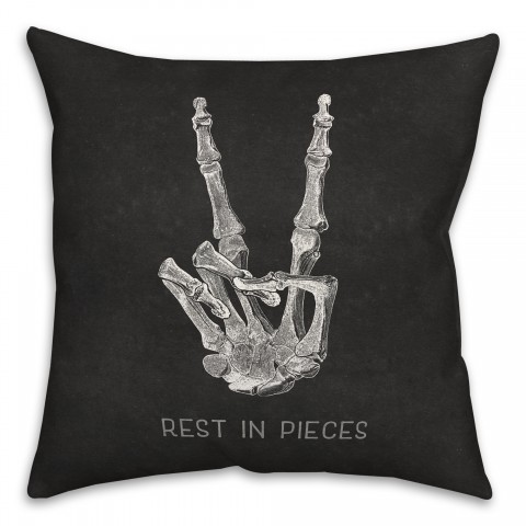 Rest in Pieces 18x18 Spun Poly Pillow