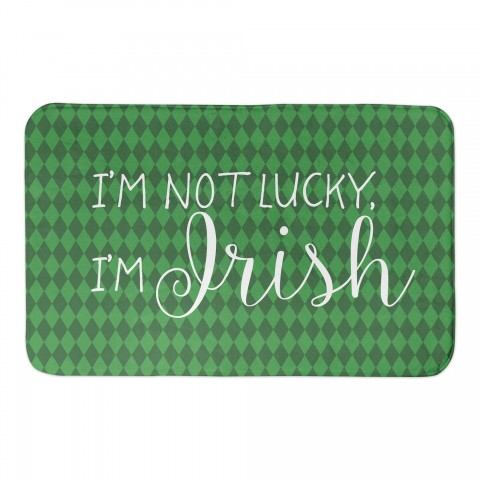 I'm Not Lucky 34x21 Bath Mat