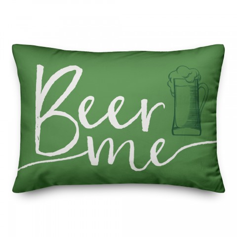 Beer Me 14x20 Spun Poly Pillow