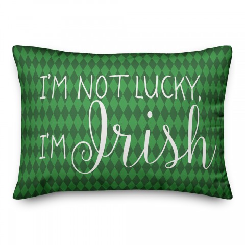 I'm Not Lucky 14x20 Spun Poly Pillow