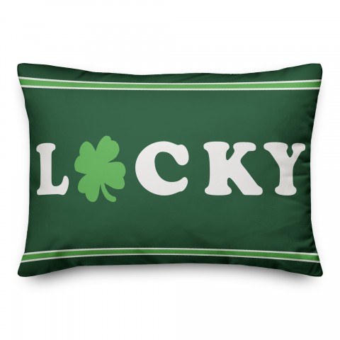Lucky 14x20 Spun Poly Pillow
