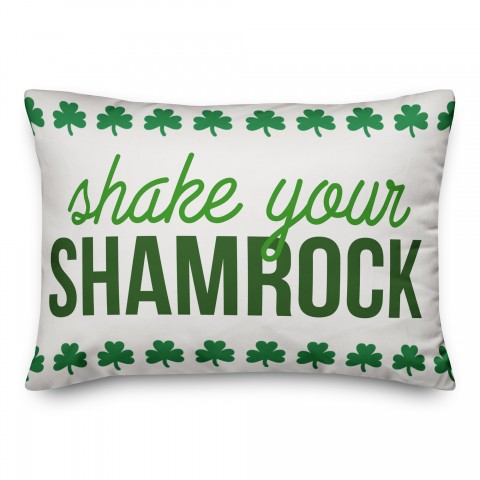 Shake Your Shamrock 14x20 Spun Poly Pillow