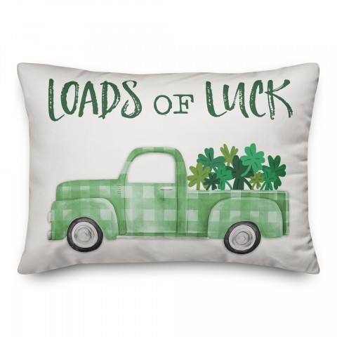 Loads of Luck 14x20 Spun Poly Pillow