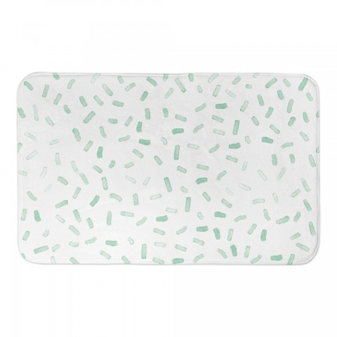 Green Confetti 34x21 Bath Mat