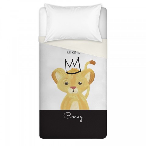 Have Courage and Be Kind Twin Personalized Brushed Poly Duvet