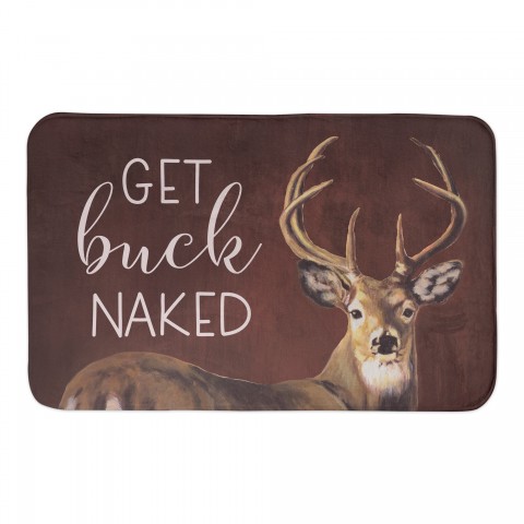 Buck Painting 34x21 Bath Mat