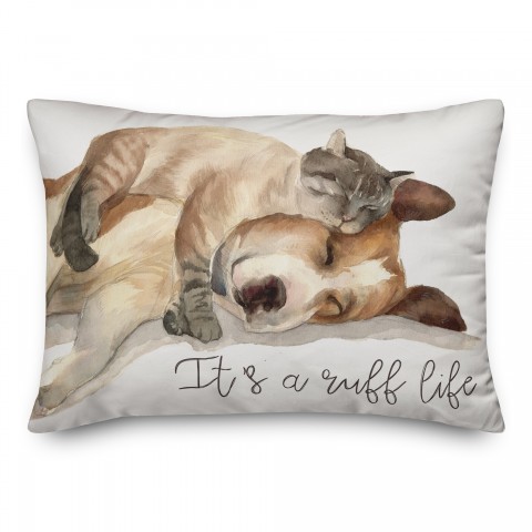 Ruff Life 14x20 Spun Poly Pillow