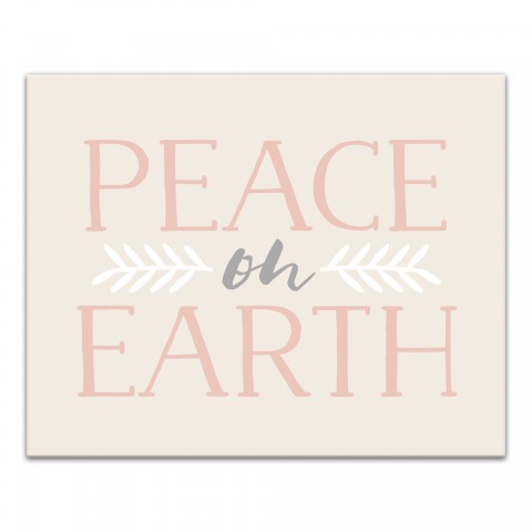 Peace on Earth 10x8 Canvas Wall Art
