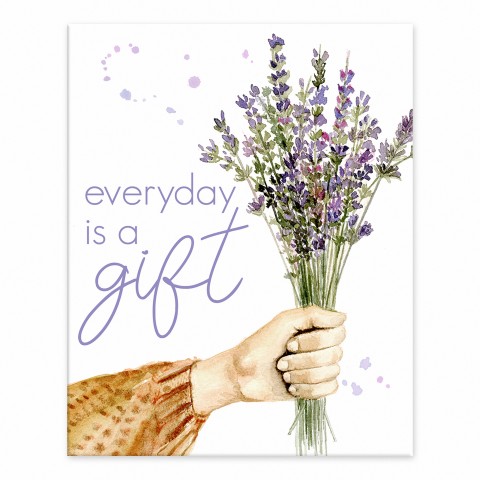 Lavender Bunch 8x10 Tabletop Canvas