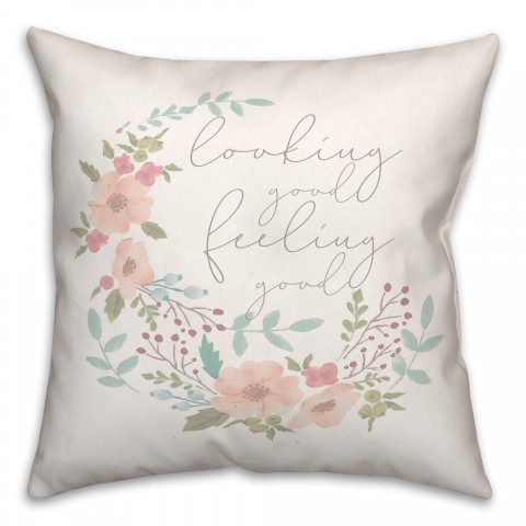 Looking Good 18x18 Spun Poly Pillow