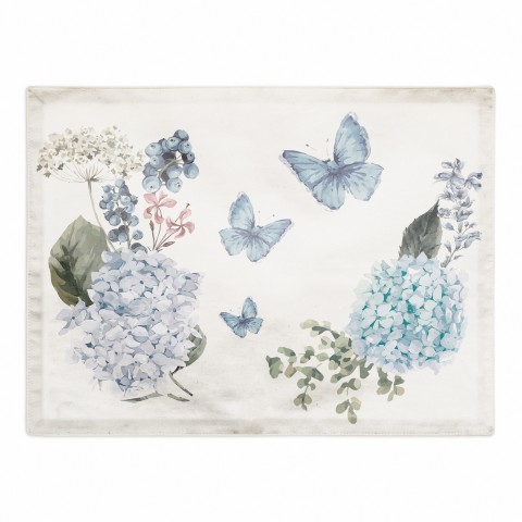 Butterflies and Flowers 18x14 Poly Twill Placemat
