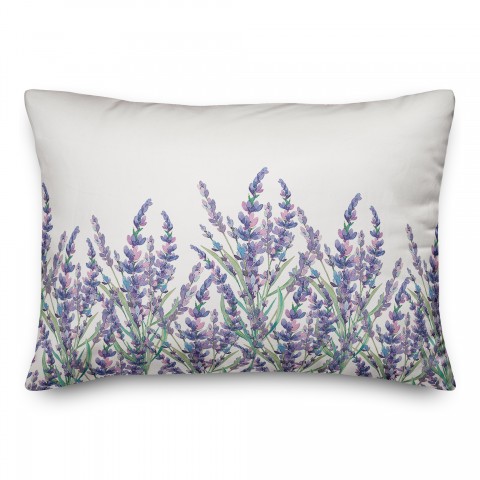 Lavender Field 14x20 Spun Poly Pillow