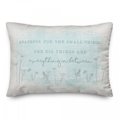 Small Things Flowers 14x20 Spun Poly Pillow