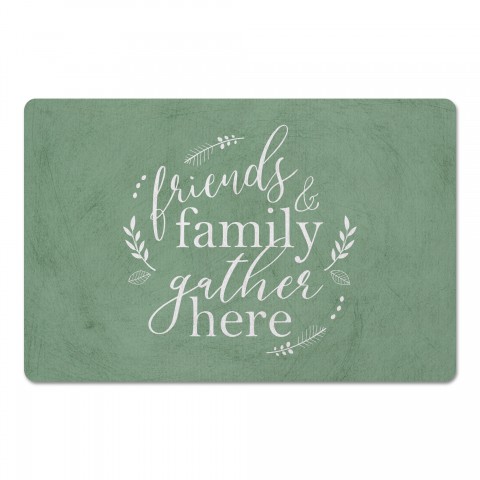 Friends and Family Gather 27x18 Floor Mat