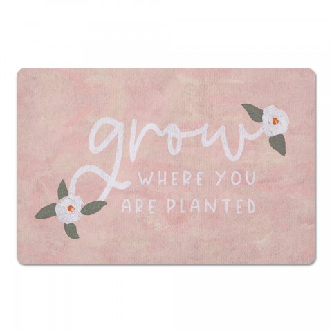 Grow Where You Are Planted 27x18 Floor Mat