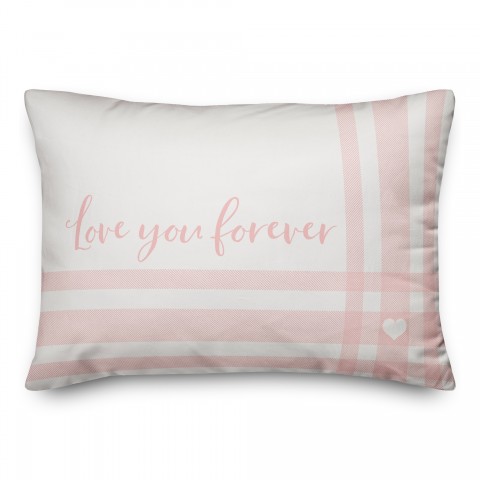 Love You Forever 14x20 Spun Poly Pillow