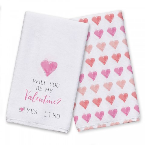 Valentine Check Yes or No Textiles Collection