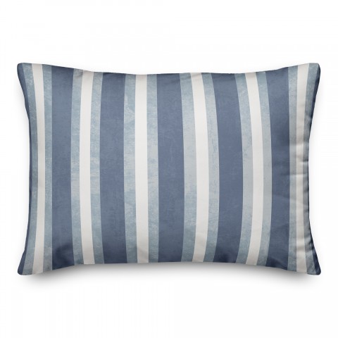 Blue Stripes 14x20 Indoor / Outdoor Pillow