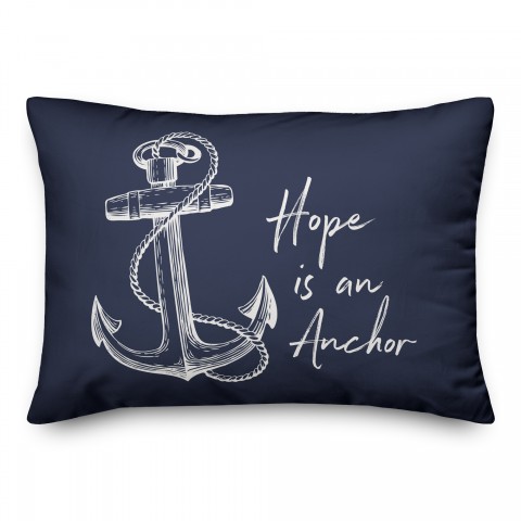 Hope Anchor 14x20 Indoor / Outdoor Pillow