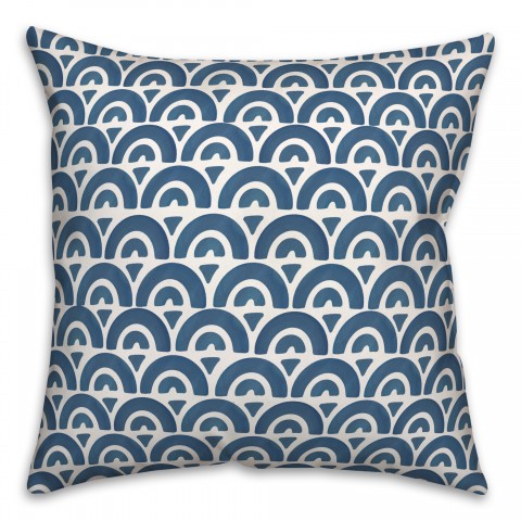 Scallop Pattern 18x18 Indoor / Outdoor Pillow