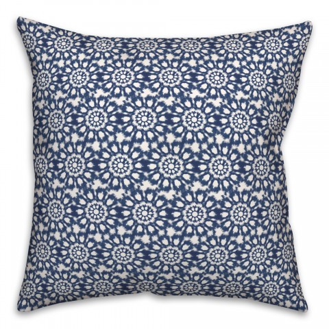 Radial Shibori Pattern 18x18 Indoor / Outdoor Pillow