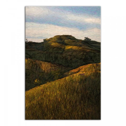 Grassy Hilltops 20x30 Canvas Wall Art