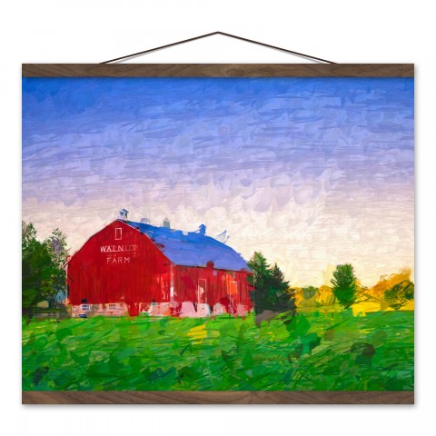 Bright Barn 16x20 Teak Hanging Canvas