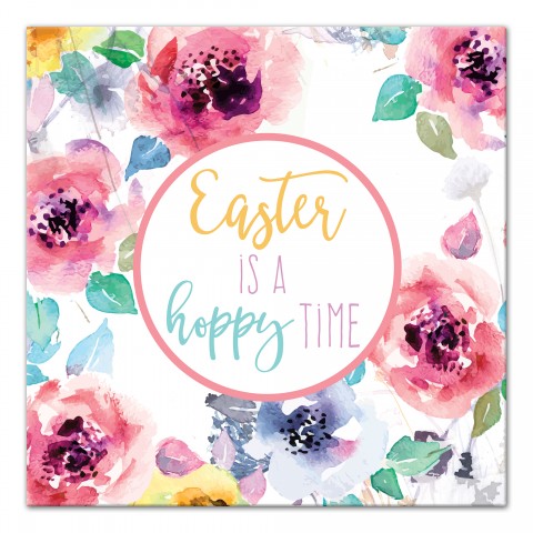 Hoppy Time 16x16 Canvas Wall Art