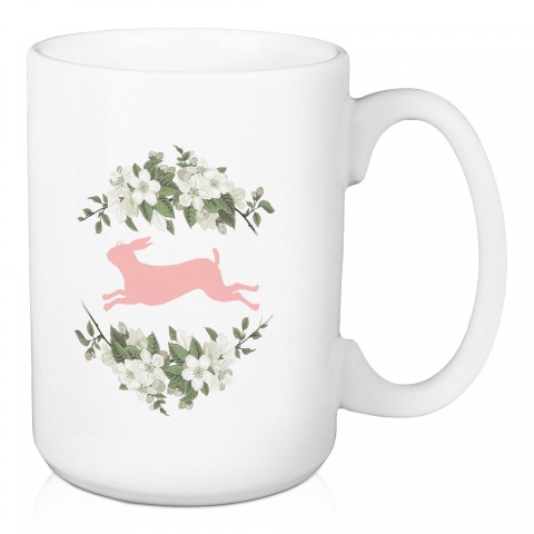 Pink Rabbit 15 oz Mug