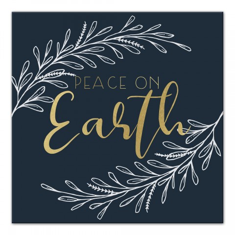 Peace on Earth 16x16 Canvas Wall Art