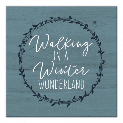 Walking in a Wonderland 12x12 Canvas Wall Art