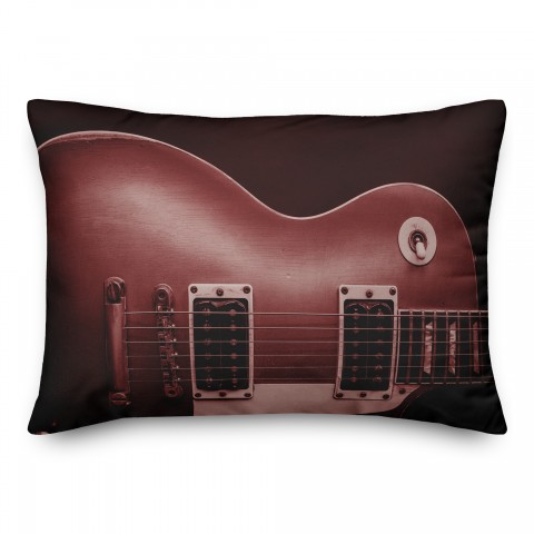 Guitar on Black Textiles