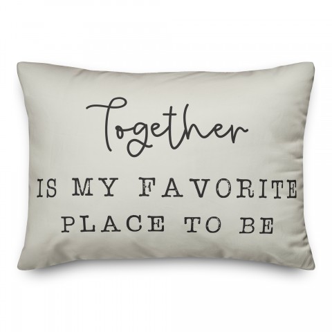 Favorite Place on Black Textiles