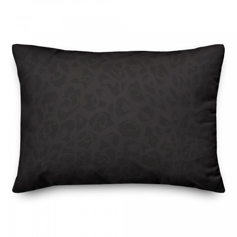Black Cat Print 14x20 Indoor / Outdoor Pillow