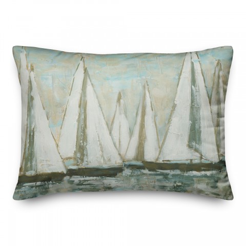 Painterly Sailboats Textiles