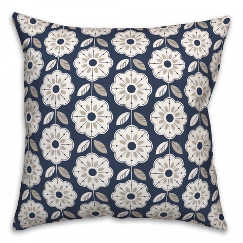 Black Gray Mod Pattern Textiles