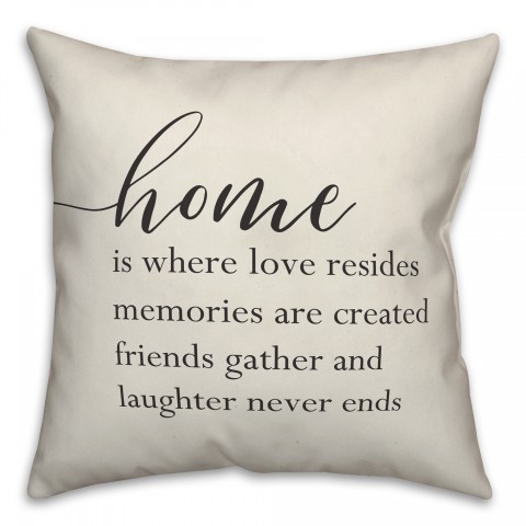Black Home is Where Love is Textiles
