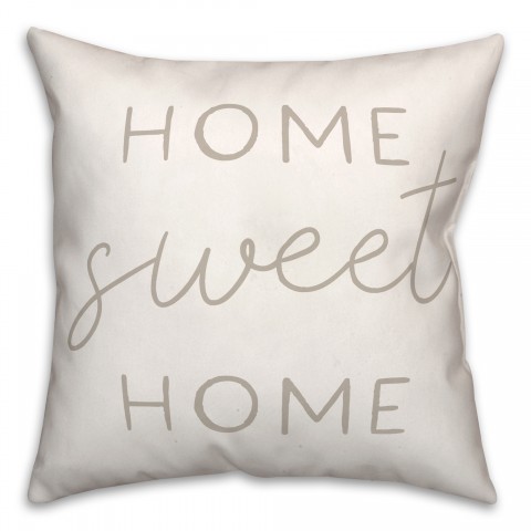 Black Home Sweet Home Textiles