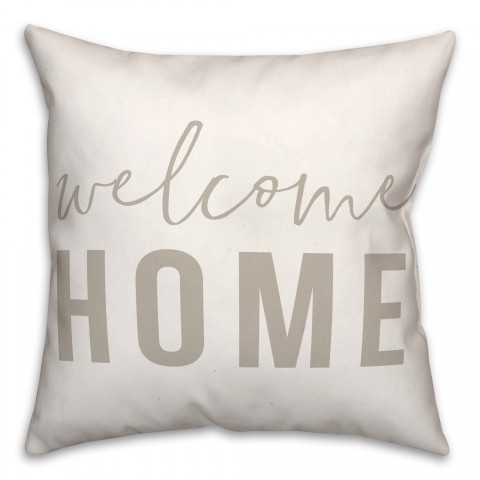 Welcome Home on Black Textiles