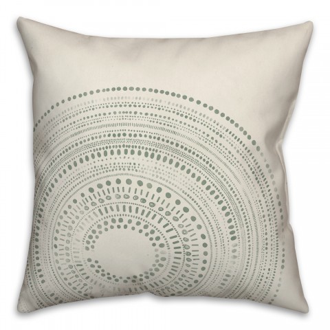 Black Circle Dot Pattern Textiles