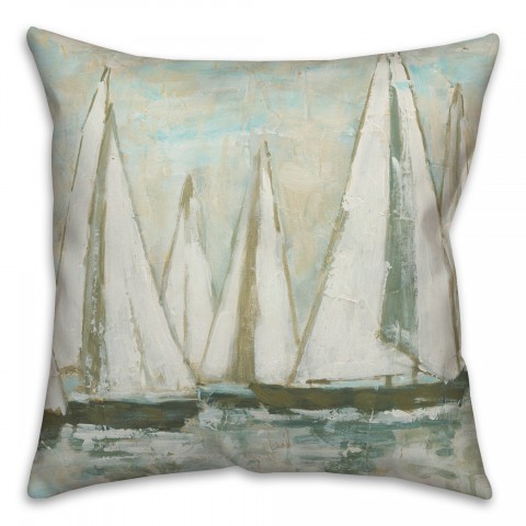 Painterly Sailboats Textiles