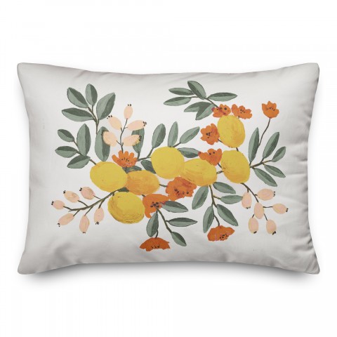 Citrus Botanical 14x20 Indoor / Outdoor Pillow