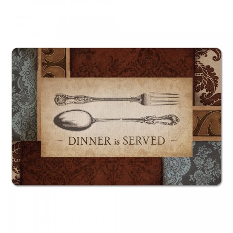 Dinner is Served 27x18 Floor Mat