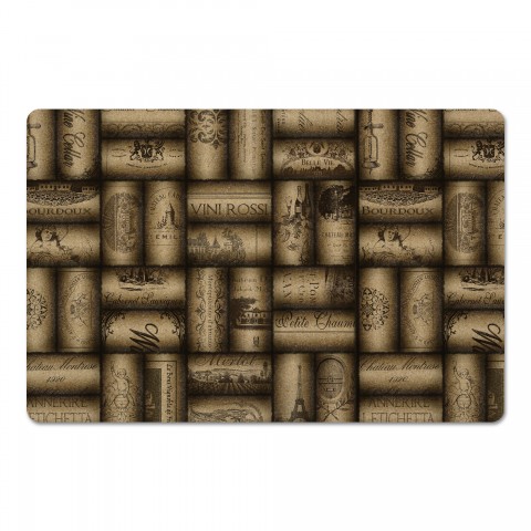 Wine Corks Pattern 27x18 Floor Mat