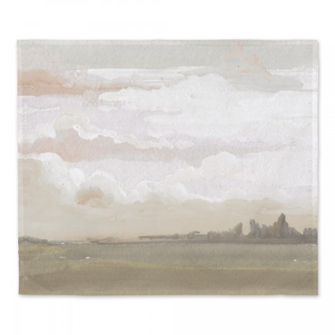 Watercolor Landscape Hazy 34x40 Tapestry