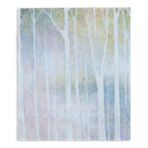 Pastel Tree Trunks 34x40 Tapestry