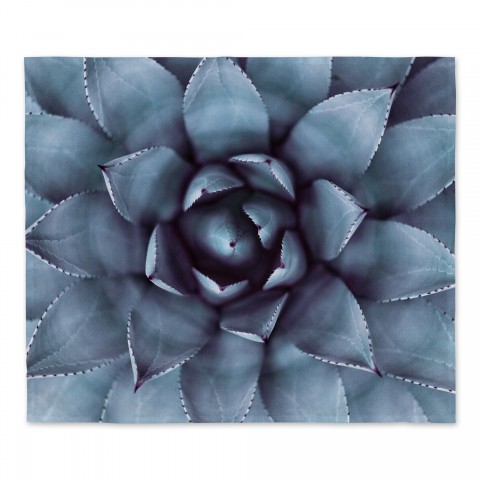 Blue Succulent 34x40 Tapestry