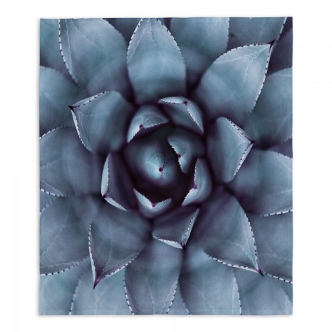 Blue Succulent 57x57 Tapestry