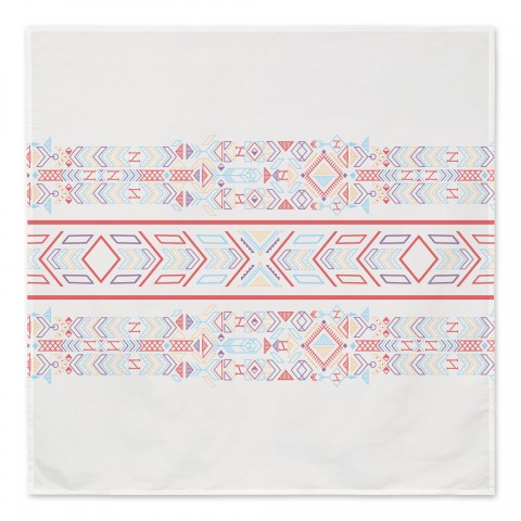 Colorful Tribal Pattern 57x57 Tapestry